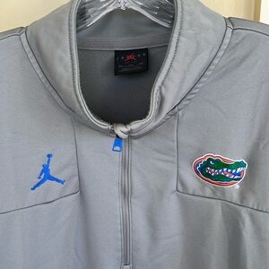 Nike Jordan quarter zip gray FL Gators pullover men’s 3 XL